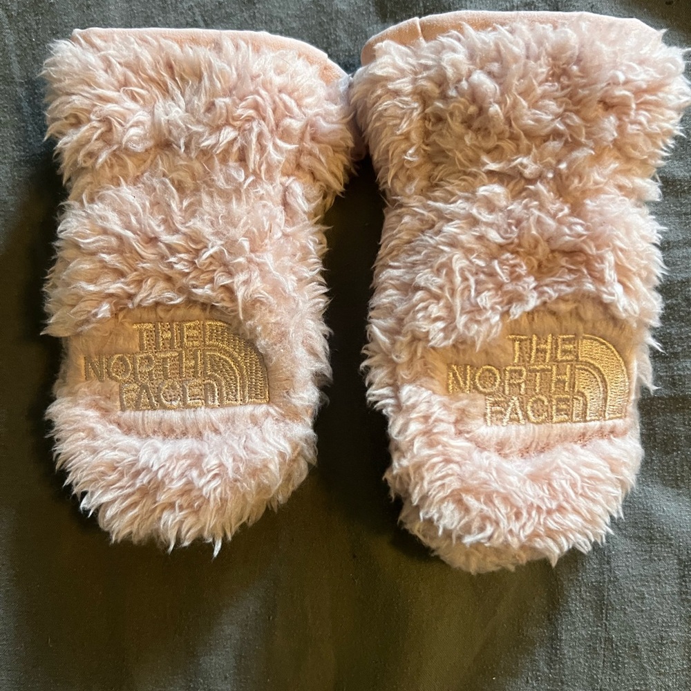 The North Face Blush Fuzzy Mittens